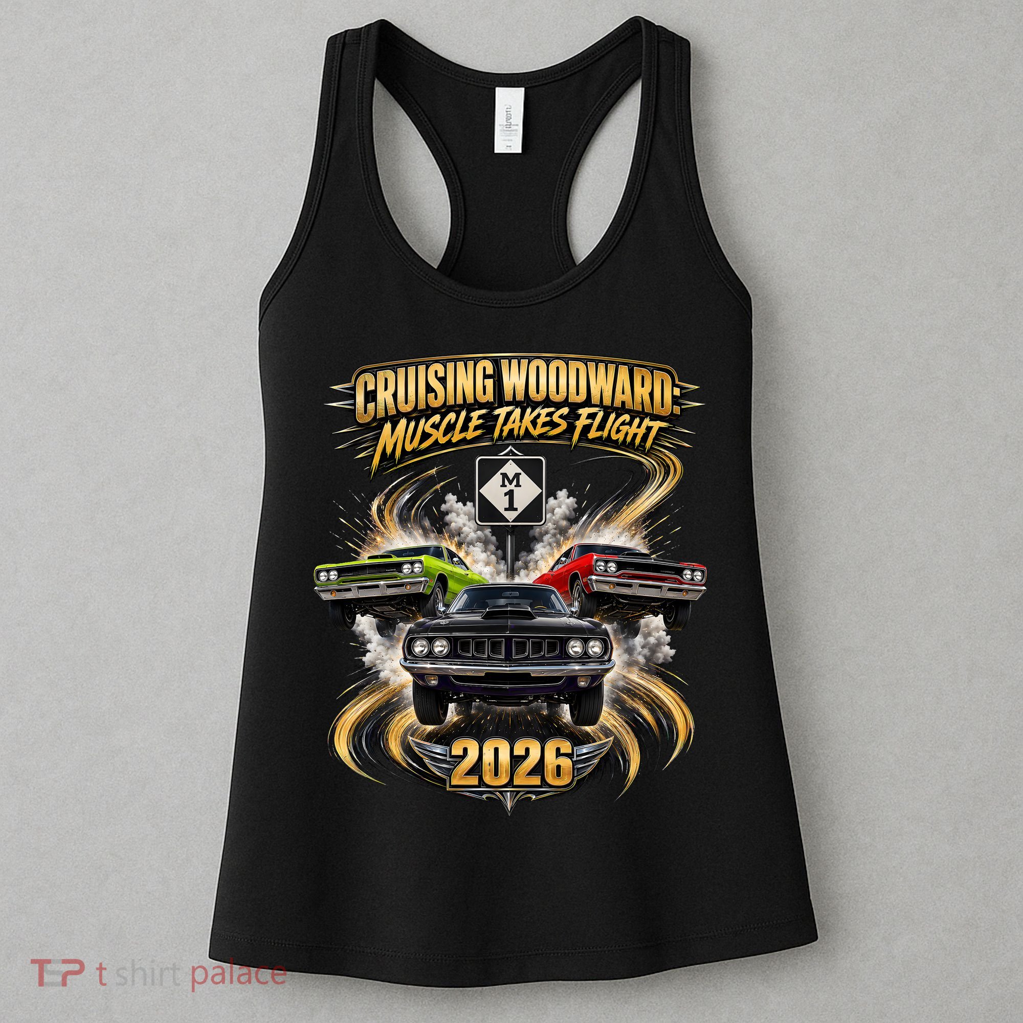 Muscle Takes Flight Crusing Woodward M1 2026 Women's Tank Top