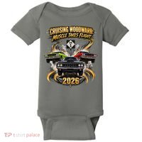 Muscle Takes Flight Crusing Woodward M1 2026 Baby Bodysuit thumb 0