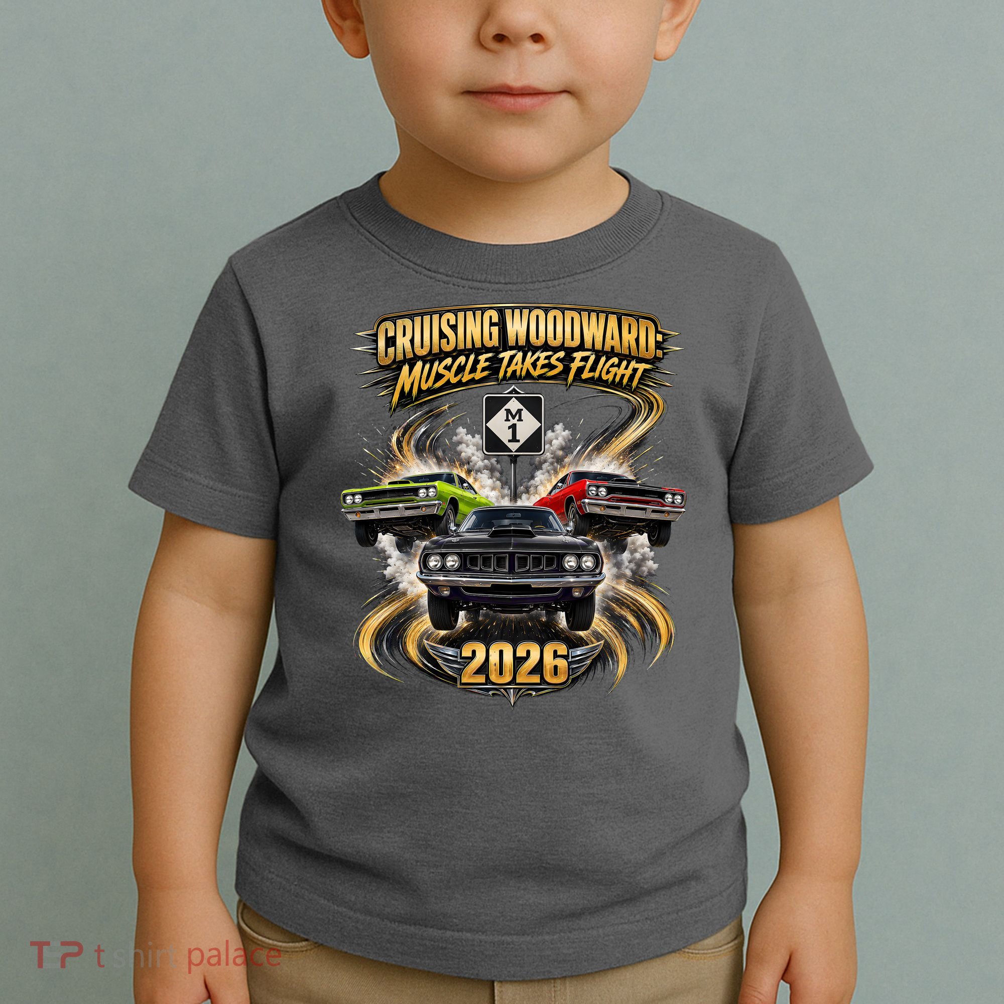 Muscle Takes Flight Crusing Woodward M1 2026 Toddler T-Shirt