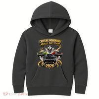 Muscle Takes Flight Crusing Woodward M1 2026 Kids Hoodie thumb 0