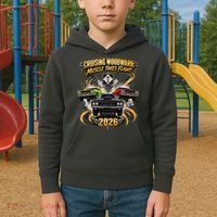 Muscle Takes Flight Crusing Woodward M1 2026 Kids Hoodie thumb 2