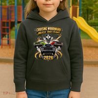 Muscle Takes Flight Crusing Woodward M1 2026 Kids Hoodie thumb 3