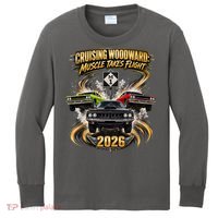 Muscle Takes Flight Crusing Woodward M1 2026 Kids Long Sleeve Shirt thumb 0