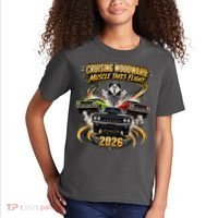Muscle Takes Flight Crusing Woodward M1 2026 Kids T-Shirt thumb 2