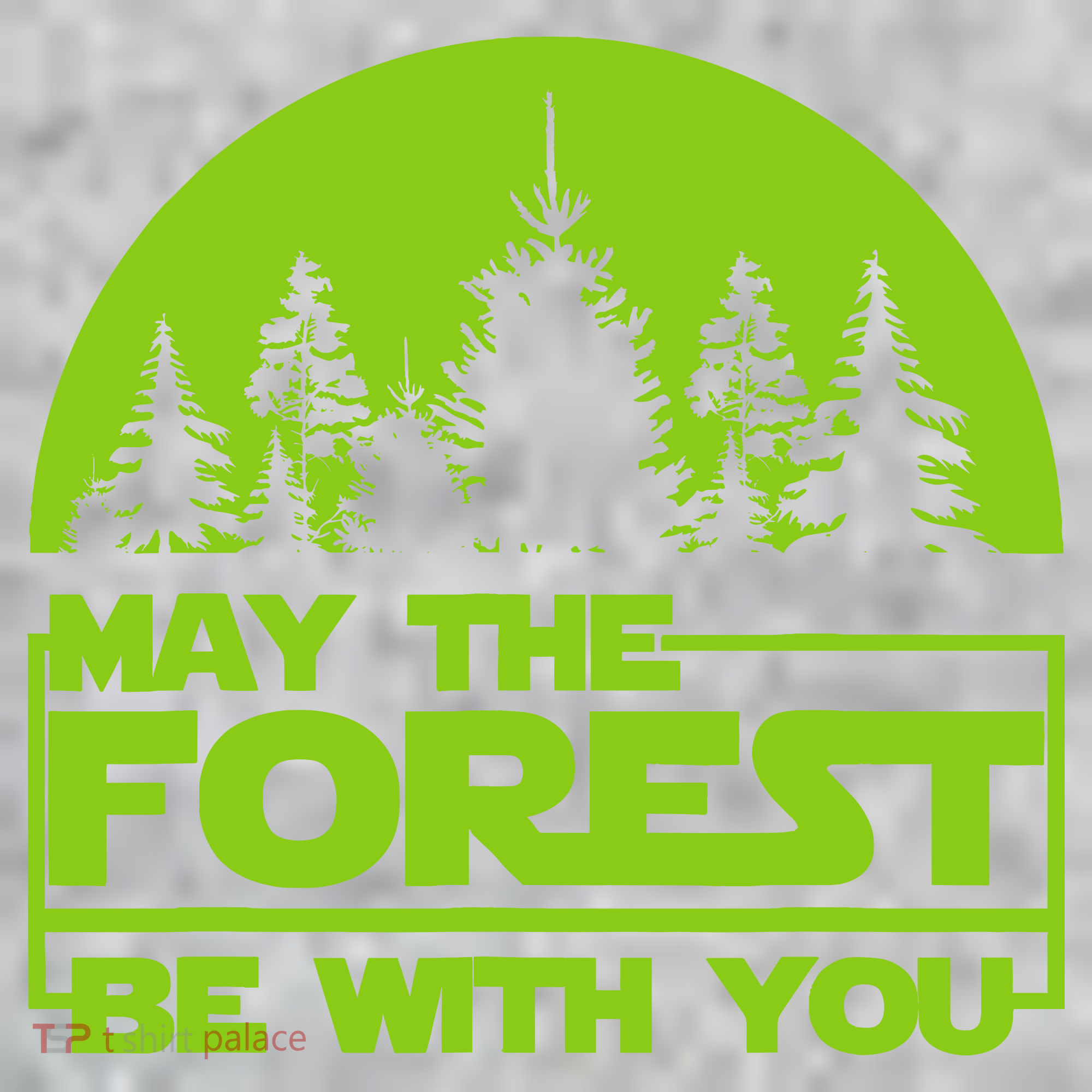 May The Forest Be With You The Baniff Cuffed Pom Beanie