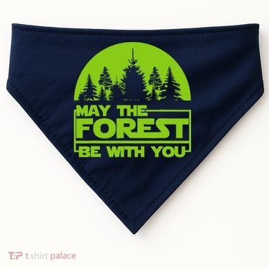 May The Forest Be With You USA-Made Doggie Bandana