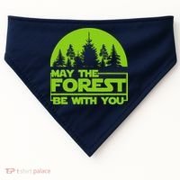 May The Forest Be With You USA-Made Doggie Bandana thumb 0