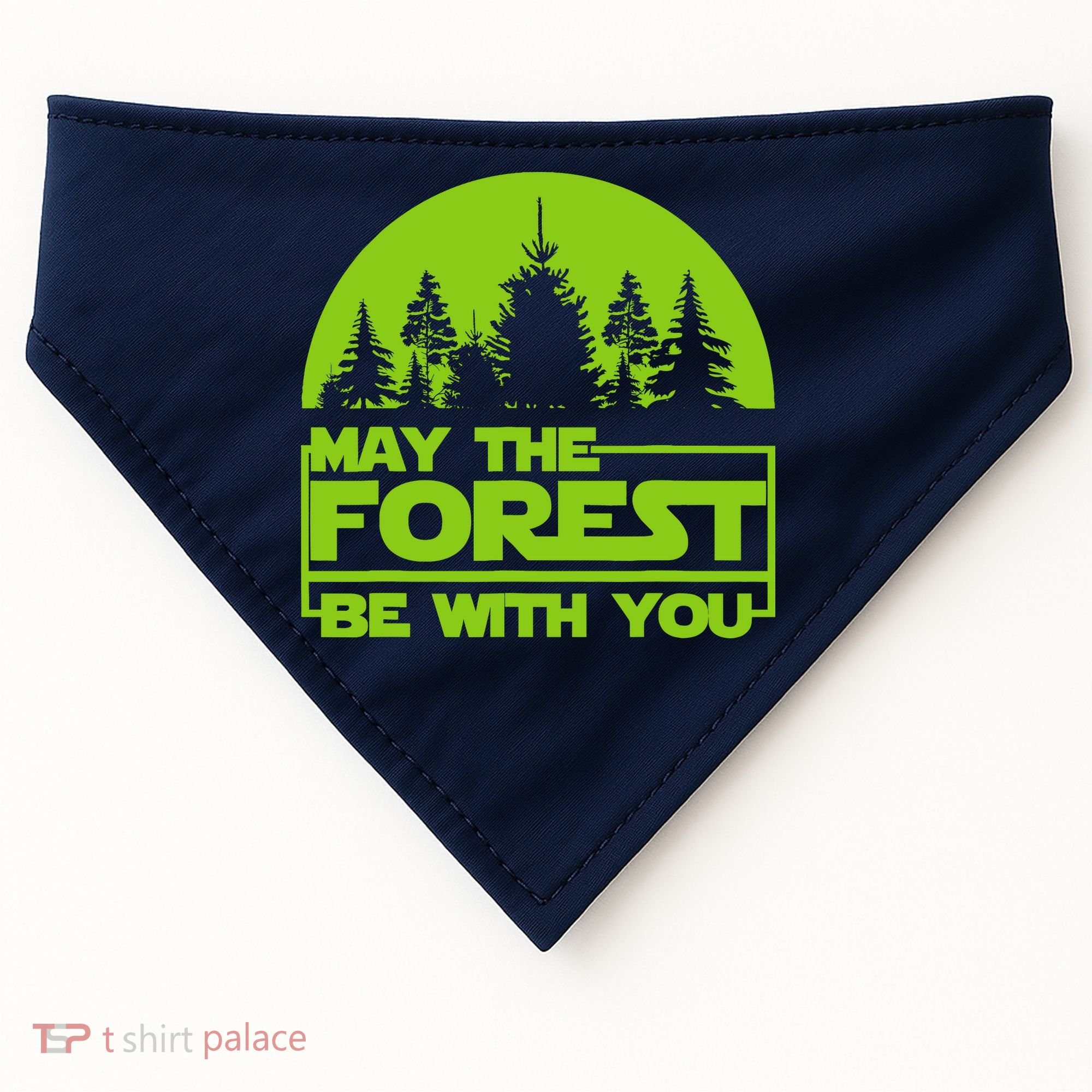 May The Forest Be With You USA-Made Doggie Bandana