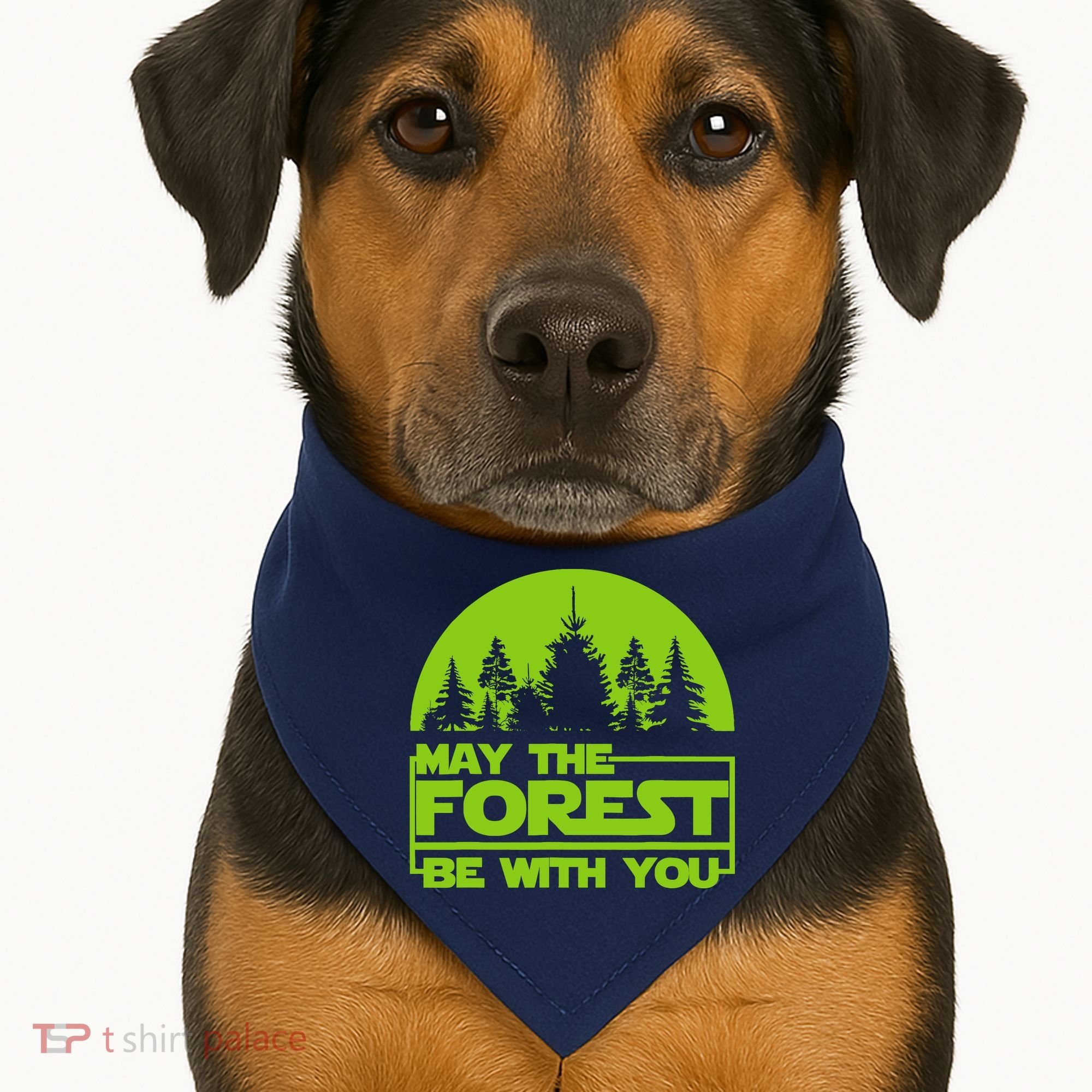 May The Forest Be With You USA-Made Doggie Bandana