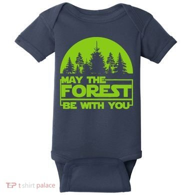 May The Forest Be With You Baby Bodysuit