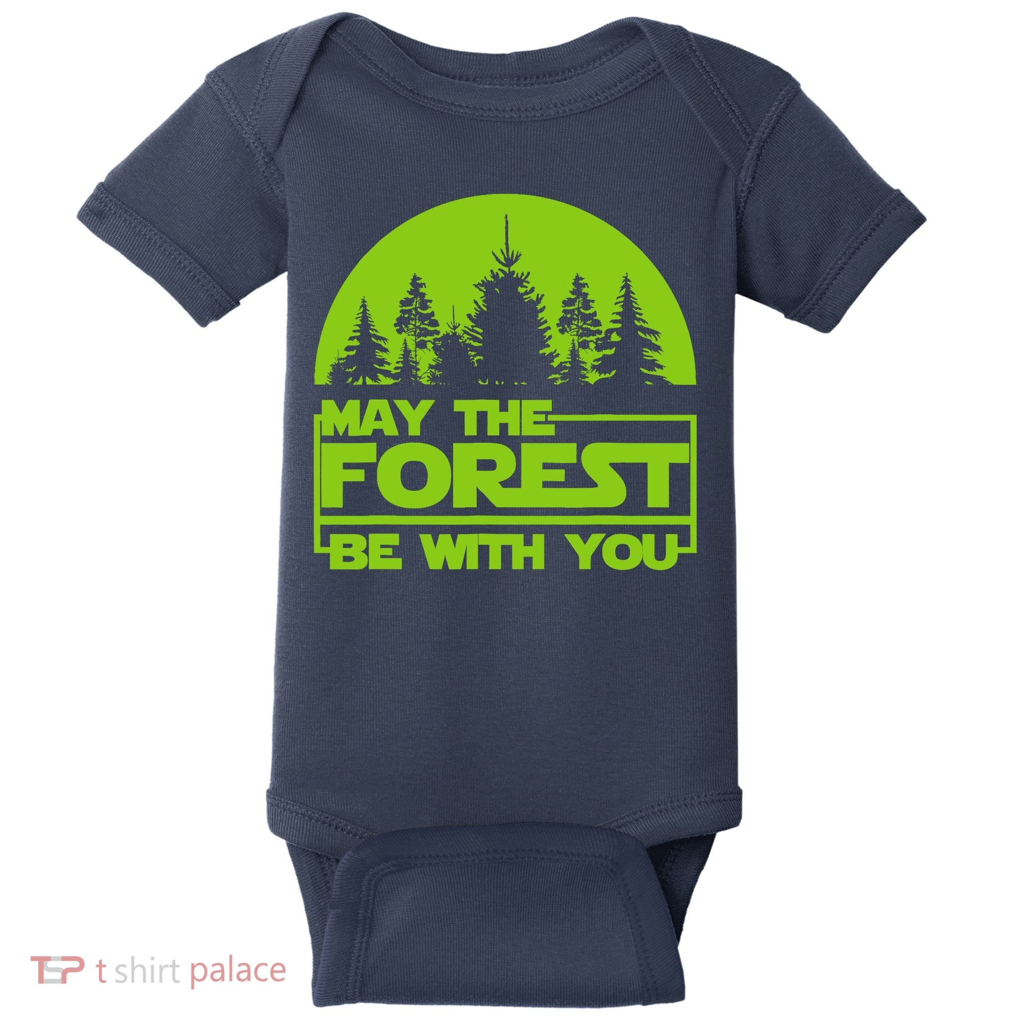 May The Forest Be With You Baby Bodysuit