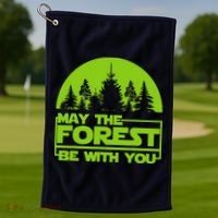 May The Forest Be With You Golf Towel thumb 1