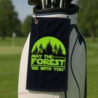 May The Forest Be With You Golf Towel thumb 2