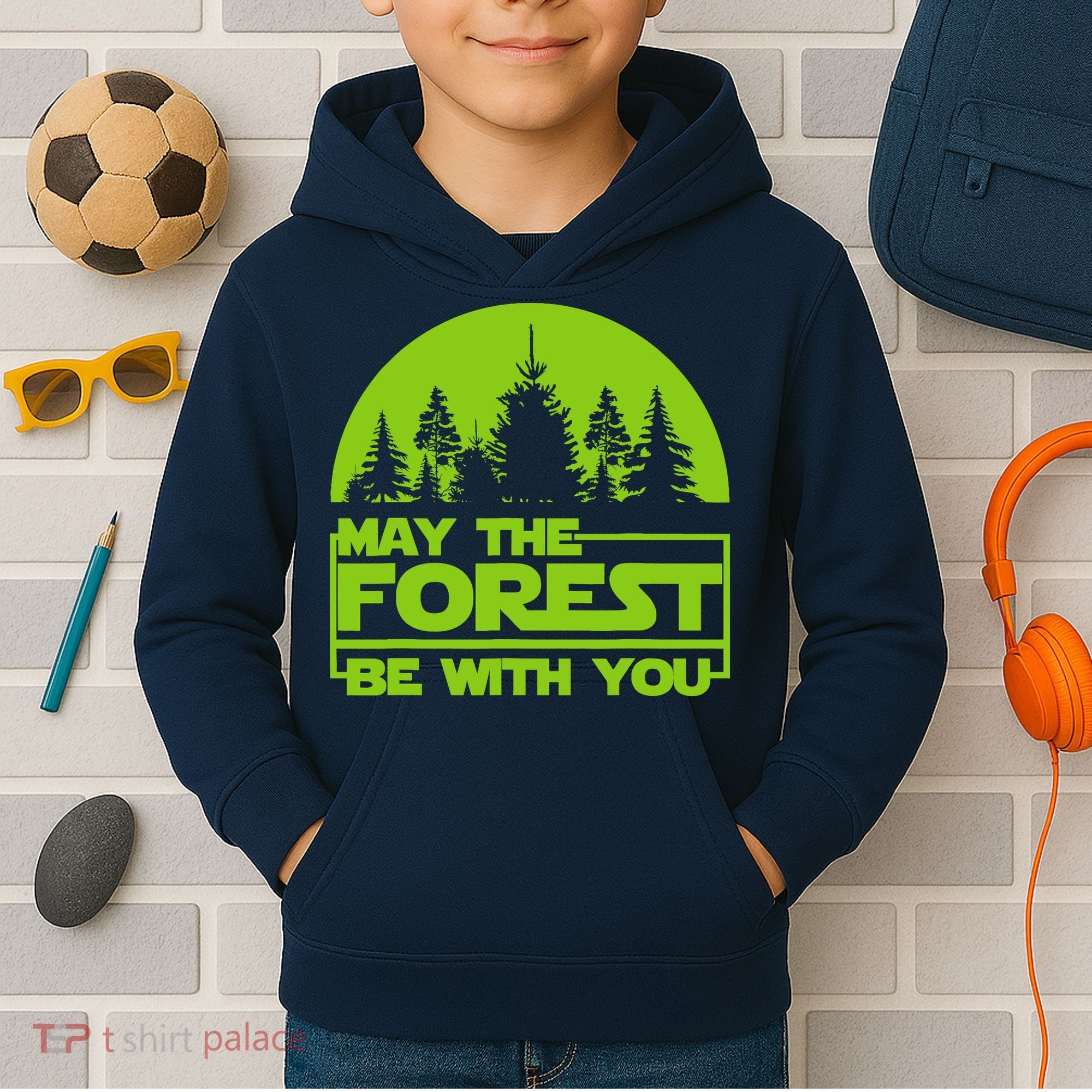 May The Forest Be With You Kids Hoodie