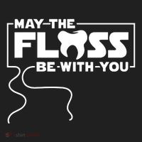 May The Floss Be With You Dentist Dentistry Dental Women's Sweatshirt thumb 2