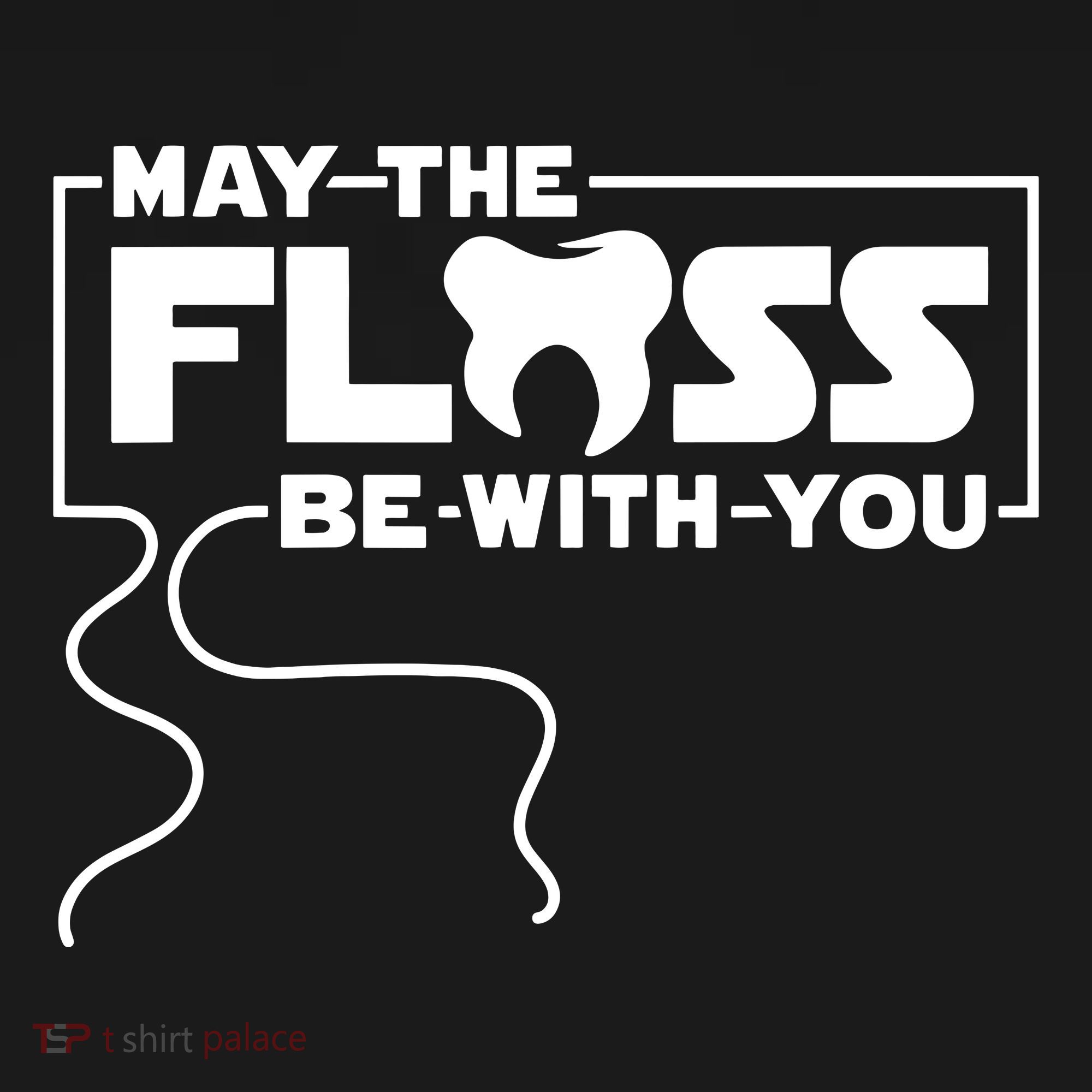 May The Floss Be With You Dentist Dentistry Dental Coaster