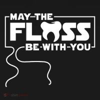 May The Floss Be With You Dentist Dentistry Dental Toddler Hoodie thumb 2