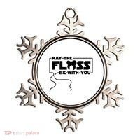 May The Floss Be With You Dentist Dentistry Dental Ornament thumb 0