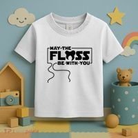 May The Floss Be With You Dentist Dentistry Dental Toddler T-Shirt thumb 3