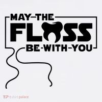 May The Floss Be With You Dentist Dentistry Dental Kids Long Sleeve Plaid Pajama Set thumb 2