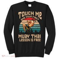 Muay Thai Funny Quote Kickboxing Thailand Boxing Sweatshirt thumb 0