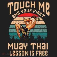 Muay Thai Funny Quote Kickboxing Thailand Boxing Beanie thumb 2