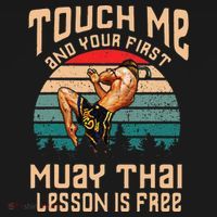 Muay Thai Funny Quote Kickboxing Thailand Boxing Women's Hoodie thumb 2
