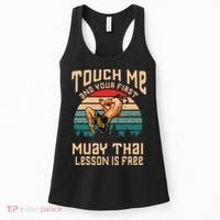 Muay Thai Funny Quote Kickboxing Thailand Boxing Women's Tank Top thumb 0