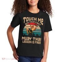 Muay Thai Funny Quote Kickboxing Thailand Boxing Kids T-Shirt thumb 2