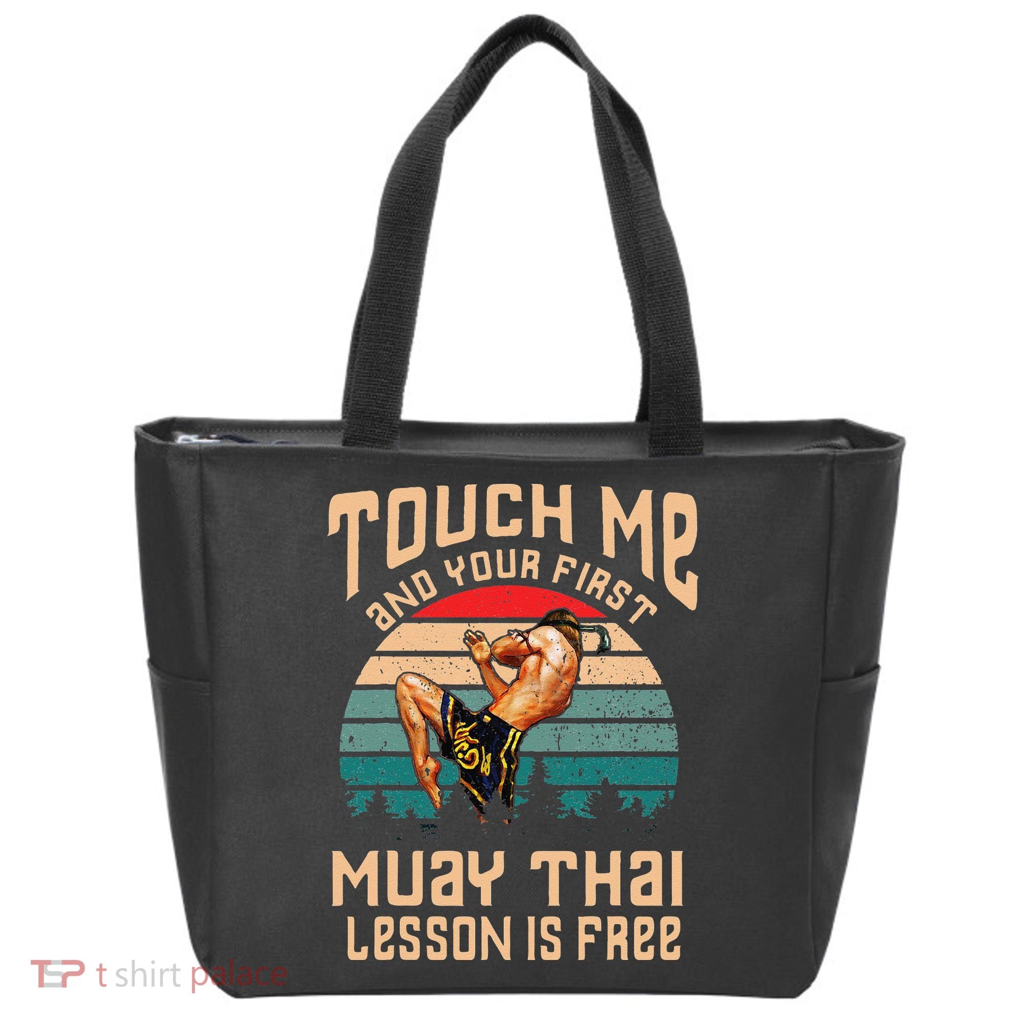 Muay Thai Funny Quote Kickboxing Thailand Boxing Tote Bag