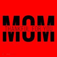 Mom Thankful For You Mothers Day Santa Hat thumb 1