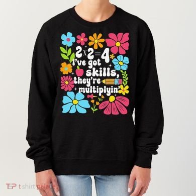 Math Teacher Floral Pi Teacher Math Mathematics Happy Pi Women's Sweatshirt