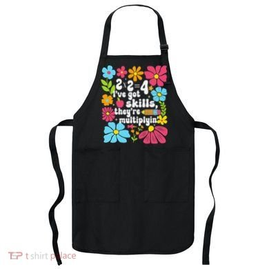 Math Teacher Floral Pi Teacher Math Mathematics Happy Pi Apron