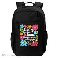 Math Teacher Floral Pi Teacher Math Mathematics Happy Pi Backpack thumb 0