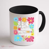 Math Teacher Floral Pi Teacher Math Mathematics Happy Pi Coffee Mug thumb 1