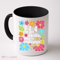 Math Teacher Floral Pi Teacher Math Mathematics Happy Pi Coffee Mug thumb 0