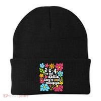 Math Teacher Floral Pi Teacher Math Mathematics Happy Pi Beanie thumb 0