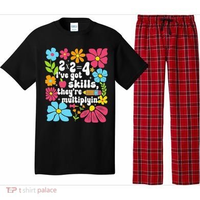Math Teacher Floral Pi Teacher Math Mathematics Happy Pi Pajama Set