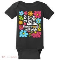 Math Teacher Floral Pi Teacher Math Mathematics Happy Pi Baby Bodysuit thumb 0
