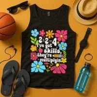Math Teacher Floral Pi Teacher Math Mathematics Happy Pi Tank Top thumb 4