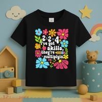 Math Teacher Floral Pi Teacher Math Mathematics Happy Pi Toddler T-Shirt thumb 3