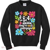Math Teacher Floral Pi Teacher Math Mathematics Happy Pi Kids Sweatshirt thumb 0