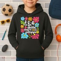 Math Teacher Floral Pi Teacher Math Mathematics Happy Pi Kids Hoodie thumb 2