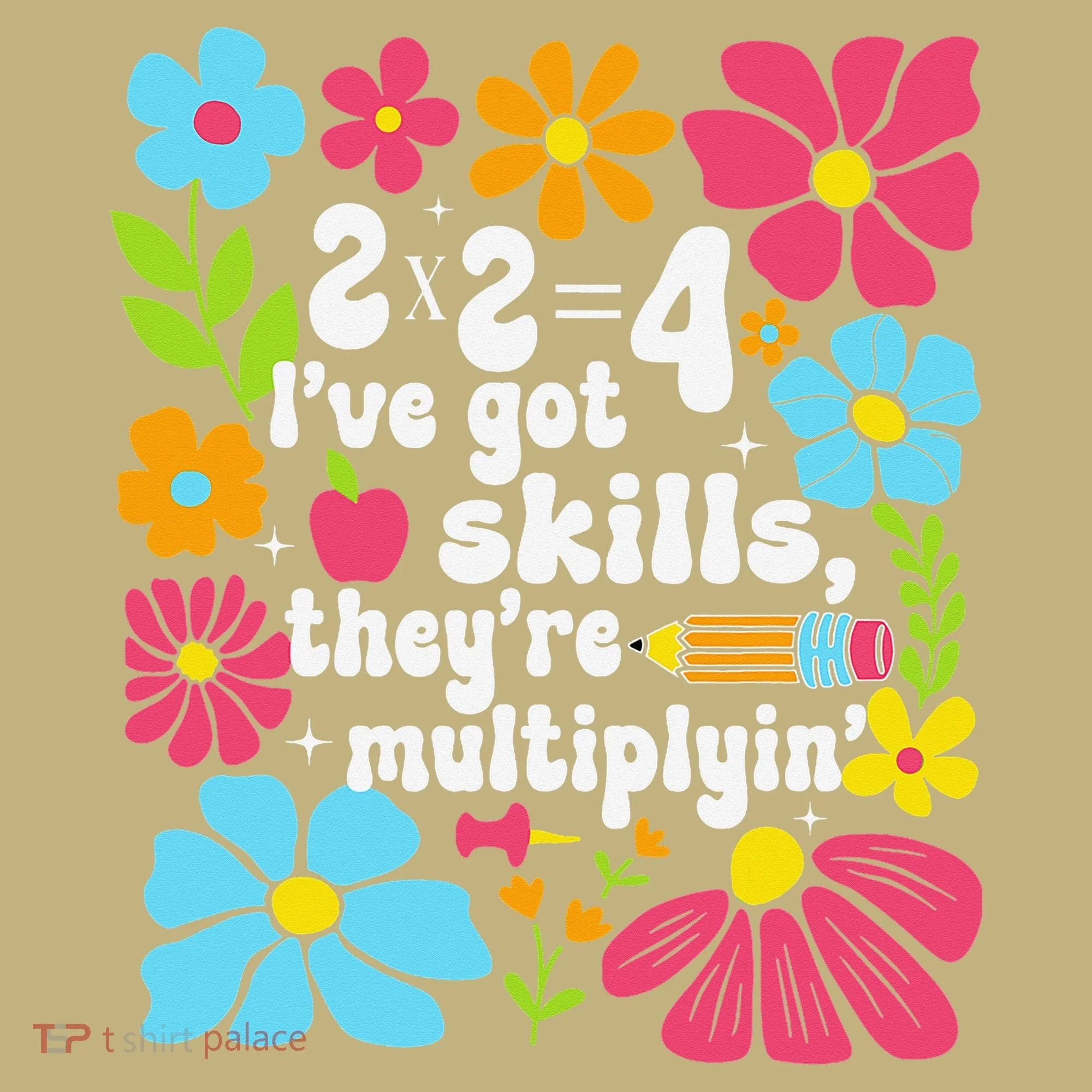 Math Teacher Floral Pi Teacher Math Mathematics Happy Pi Hoodie
