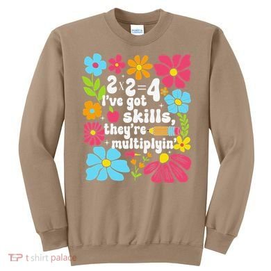 Math Teacher Floral Pi Teacher Math Mathematics Happy Pi Sweatshirt