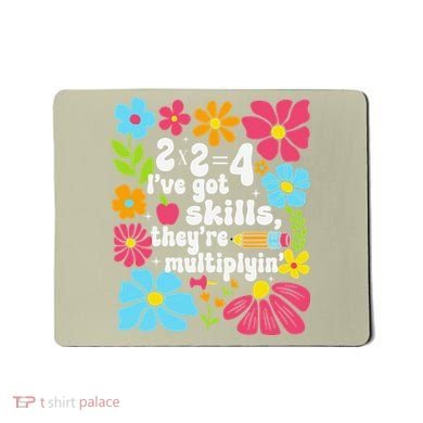 Math Teacher Floral Pi Teacher Math Mathematics Happy Pi Mousepad