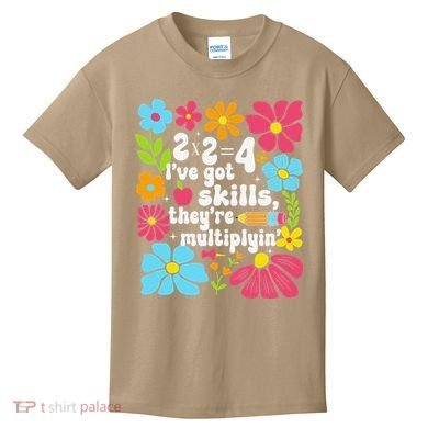 Math Teacher Floral Pi Teacher Math Mathematics Happy Pi Kids T-Shirt