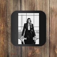 Melania Trump First Lady Official White House Portrait Coaster thumb 0