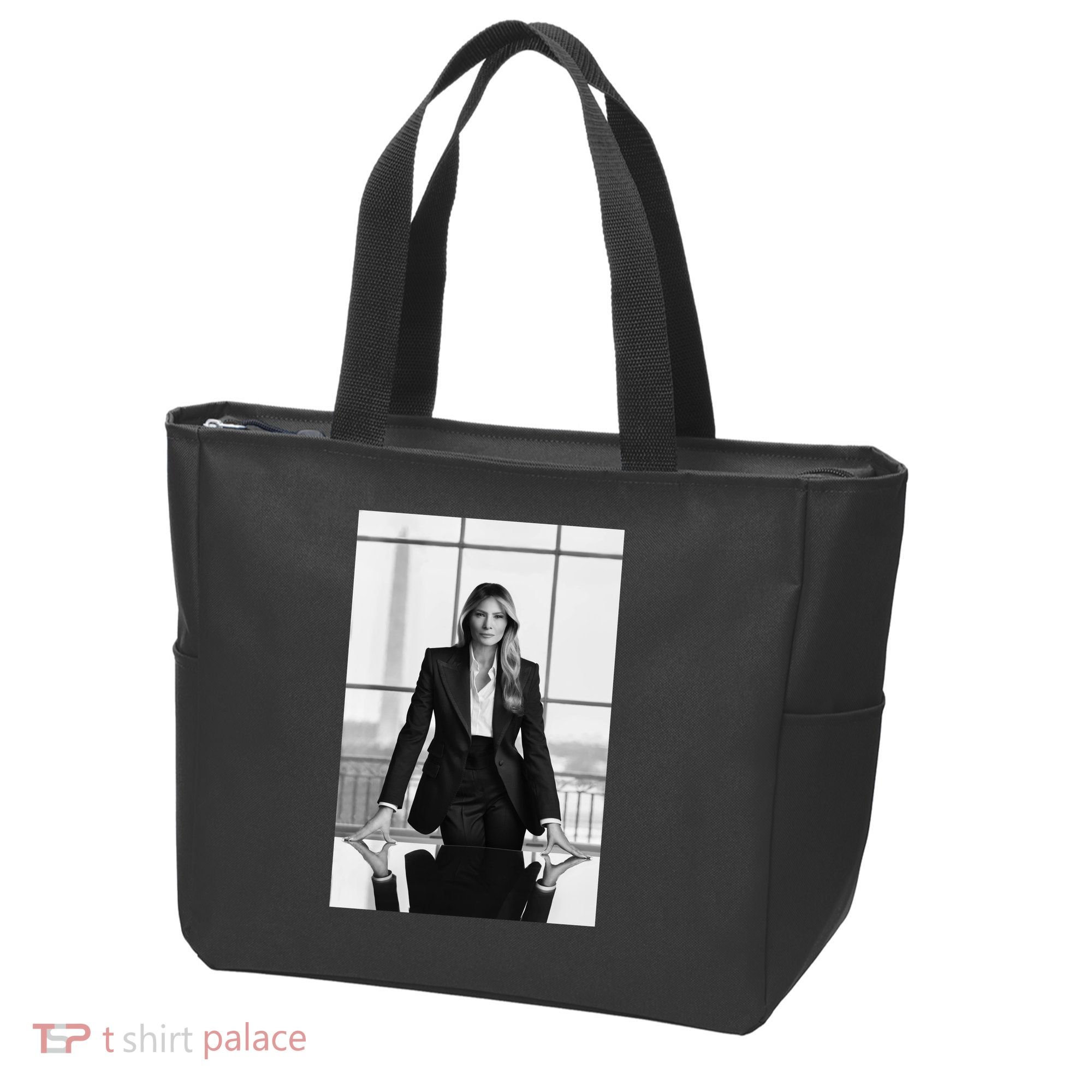 Melania Trump First Lady Official White House Portrait Tote Bag