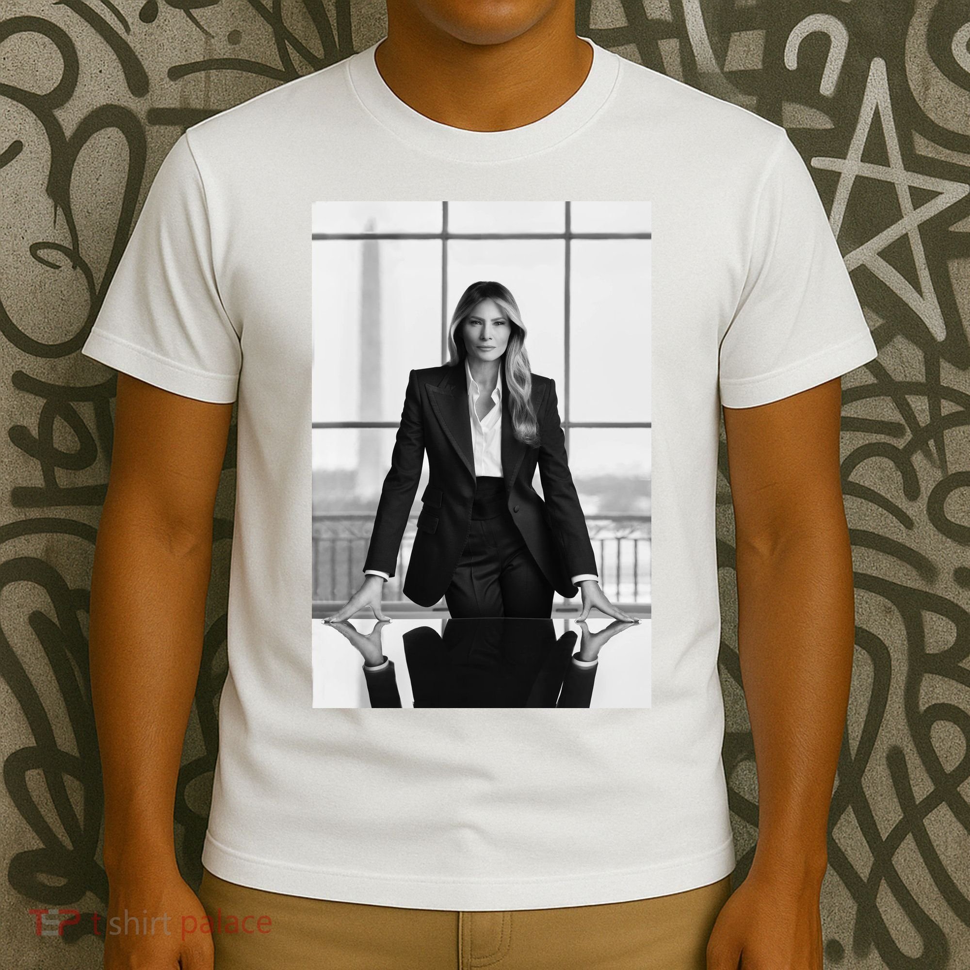 Melania Trump First Lady Official White House Portrait T-Shirt